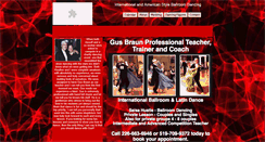 Desktop Screenshot of dancewithgus.com